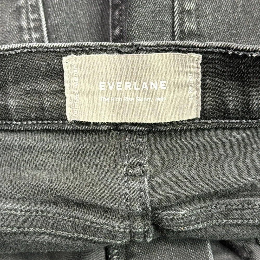 Everlane High Rise Skinny Black Jeans Size 31 Regular